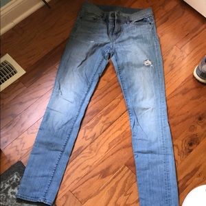 Loft Modern Skinny Jeans Light wash